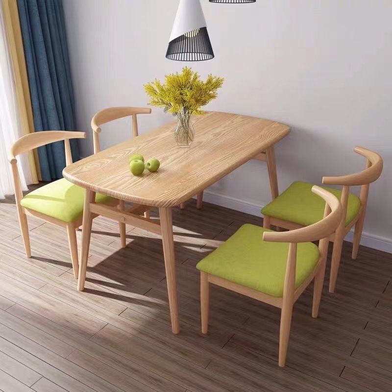 Modern 1/2/5/7 Pieces Dining Set Rectangle Wood Dining Table for Dining Room