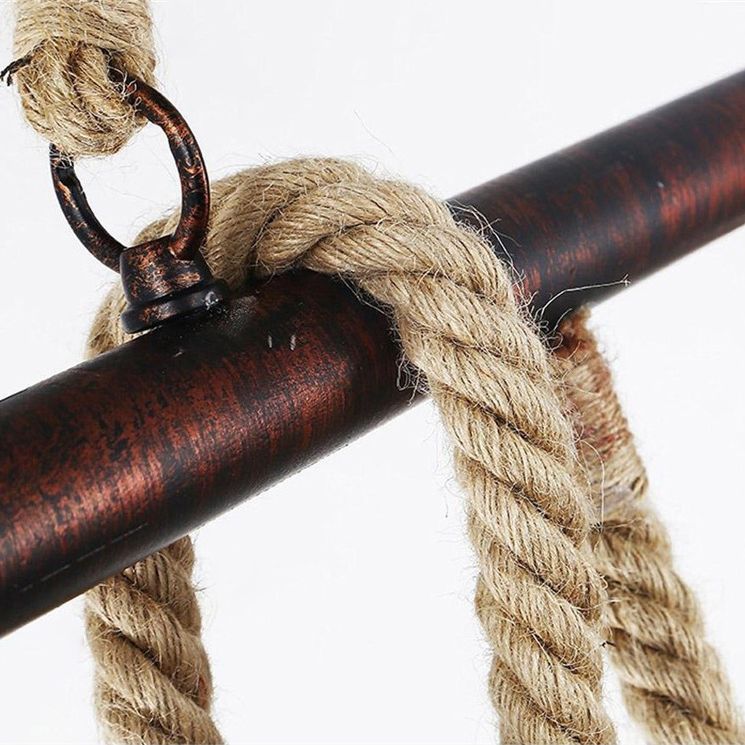 Linear Restaurant Island Lighting Fixture Industrial Metal Beige Chandelier Lighting Fixture