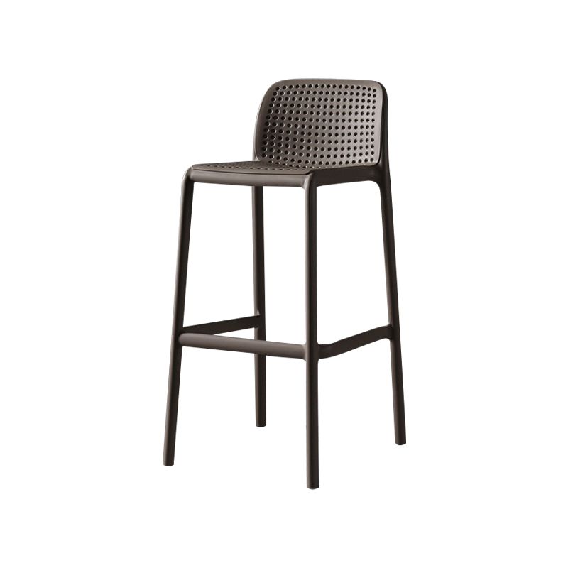 Taburete de comedor de cocina de plástico escandinavo