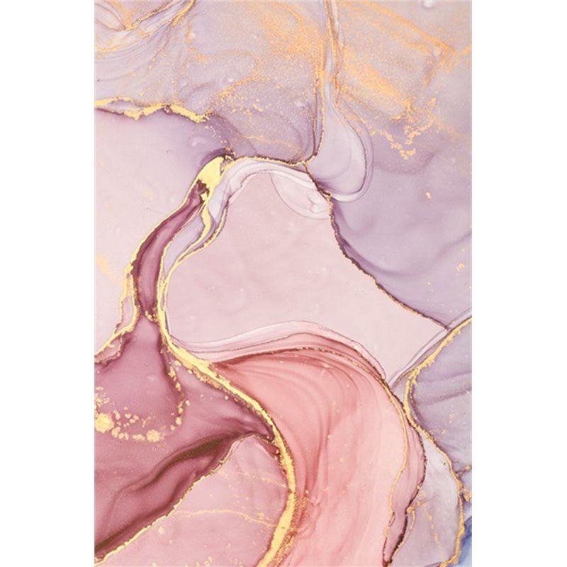 Fancy Watercolor Abstract Rug Multi-Color Modern Carpet Polyester Stain Resistant Anti-Slip Backing Washable Rug for Bedroom