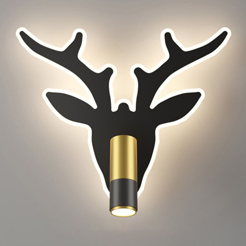 Nordic Metal Wall Light Geometric LED Reading Wall Sconce for Living Room