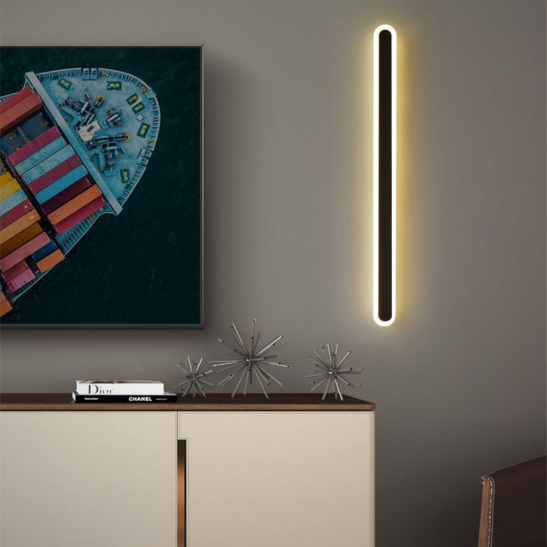 LED -Wandmontage Leuchte postmoderne Acryllinie -Wandleitungsleitung