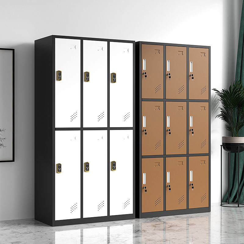 Hinged Wardrobe Cabinet Contemporary Metal Wardrobe Armoire for Home