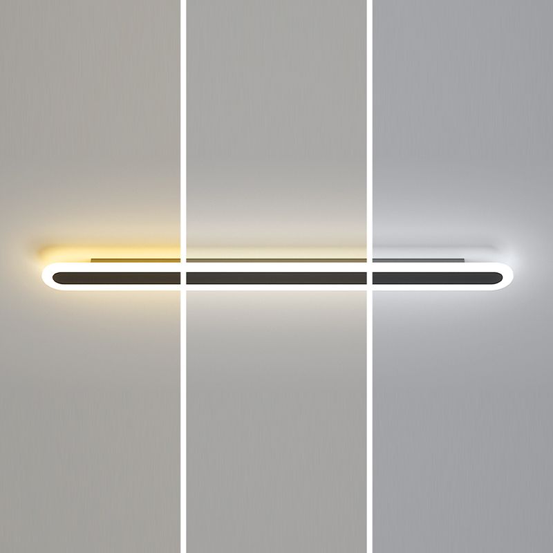 Modern Minimalist Style Linear Sconce Light Fixtures Acrylic Wall Lighting Ideas for Living Room