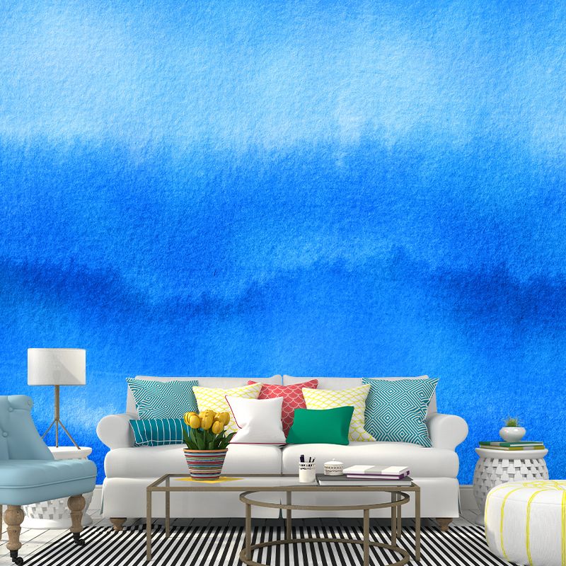 Abstract Mural Soft Color Stain Resistant Wall Art for Living Room, Water Resistant