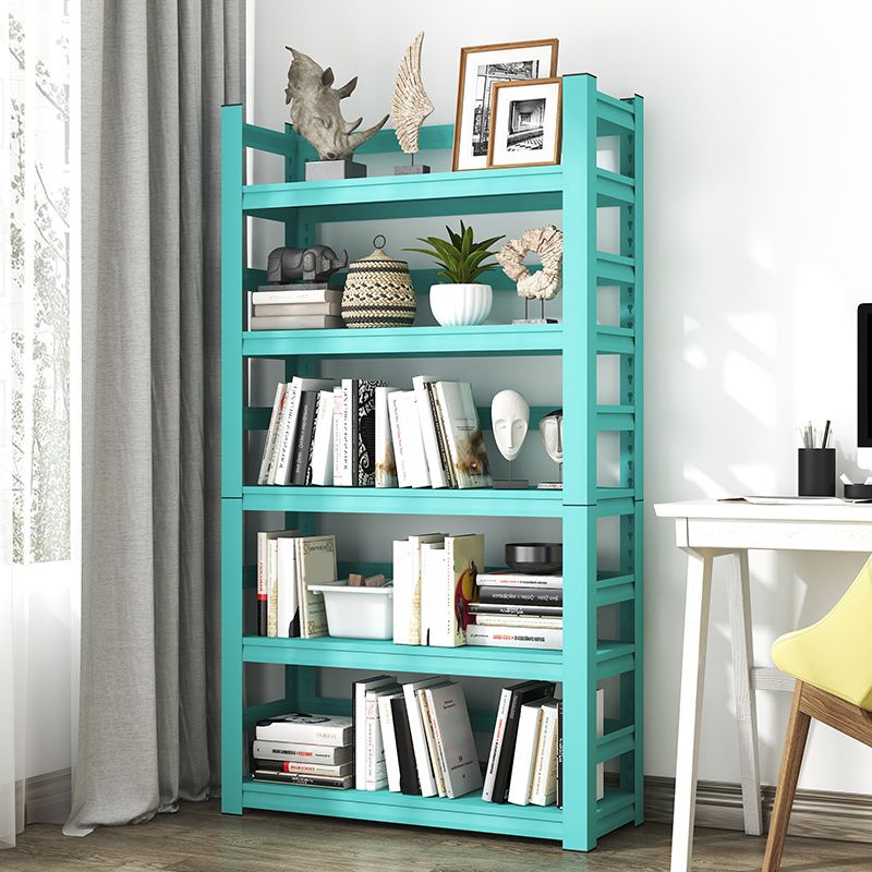 Rectangle Standard Bookshelf Scandinavian Metal Bookcase for Home Office
