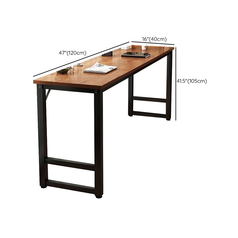 Manufactured Wood Bar Table Modern Metal Frame Pub Table for Small Places