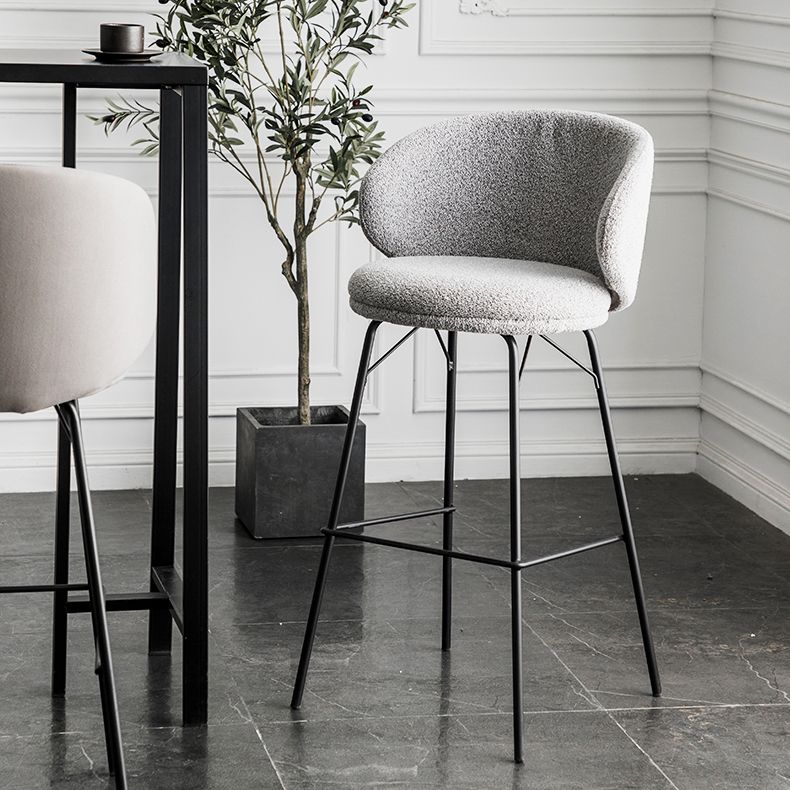 Contemporary Style Bar-stool Metal Counter Bar Stool for Kitchen