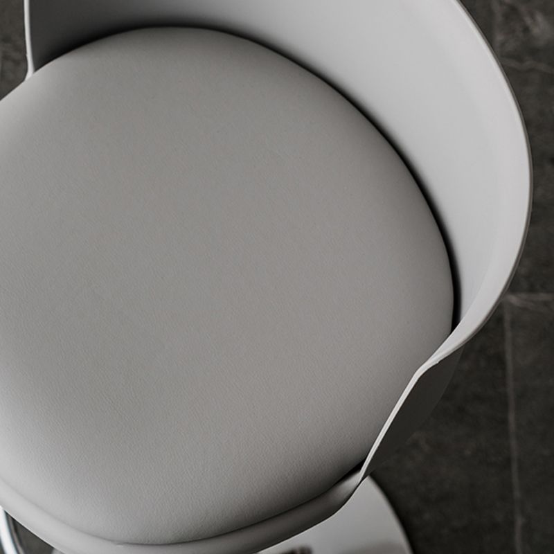 Metal Base Adjustable Height Bar Stool Contemporary Footrest Bar Stool