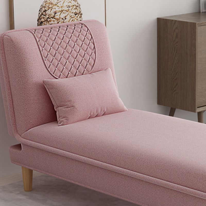 Contemporary Upholstered Chaise Lounge Couch Armless Chaise Lounge Chair