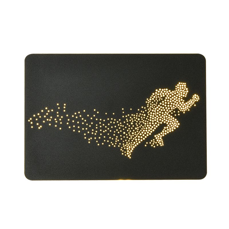 Idée d'éclairage mural blanc / noir blanc