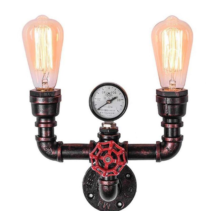 Industrialdruckmessgeräte Leuchte Metallwandlampe für das Restaurant