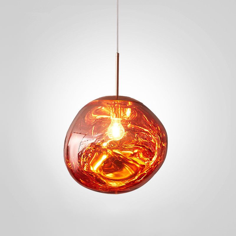 Contemporary Hanging Light Glass Shade Pendant Lighting Fixture