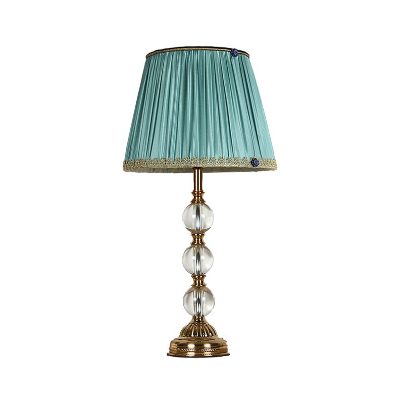 1 testa lampada da tavolo globale modernismo tagliare a mano il libro di lettura del cristallo in verde