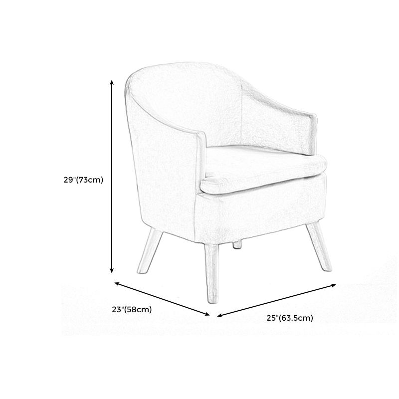 Linen Chair 25" L x22.8" W x28.7" H Arms Included Chair for Living Room