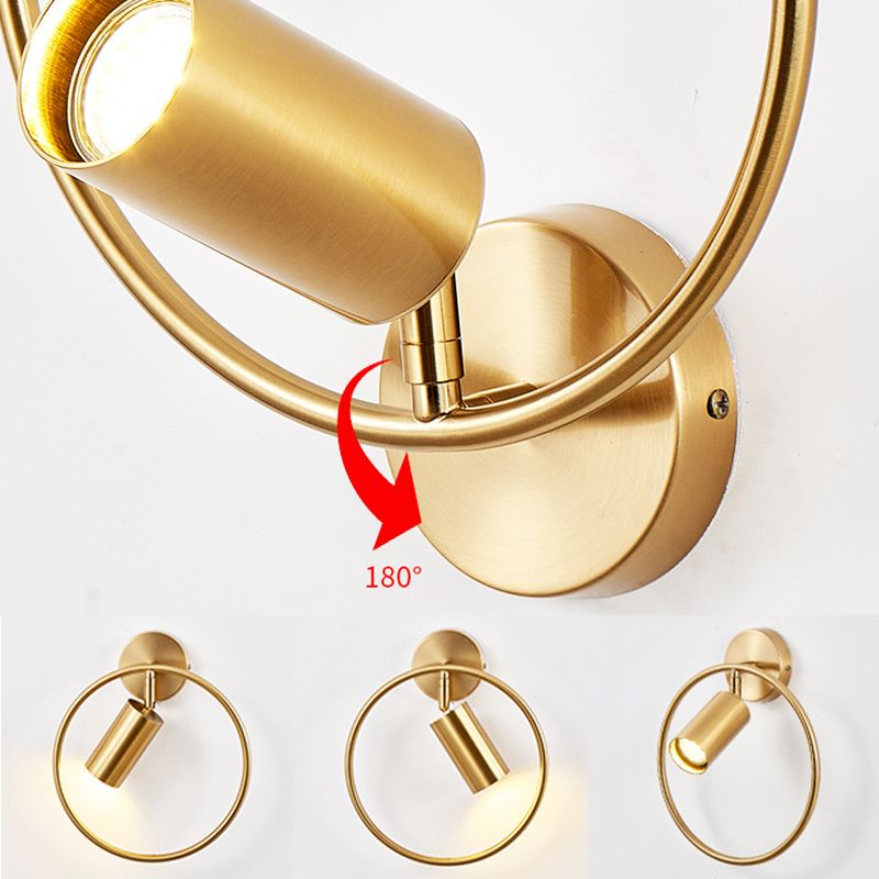 Cylinder Wall Light Sconce Nordic Luxury Style 1 Light Sconces