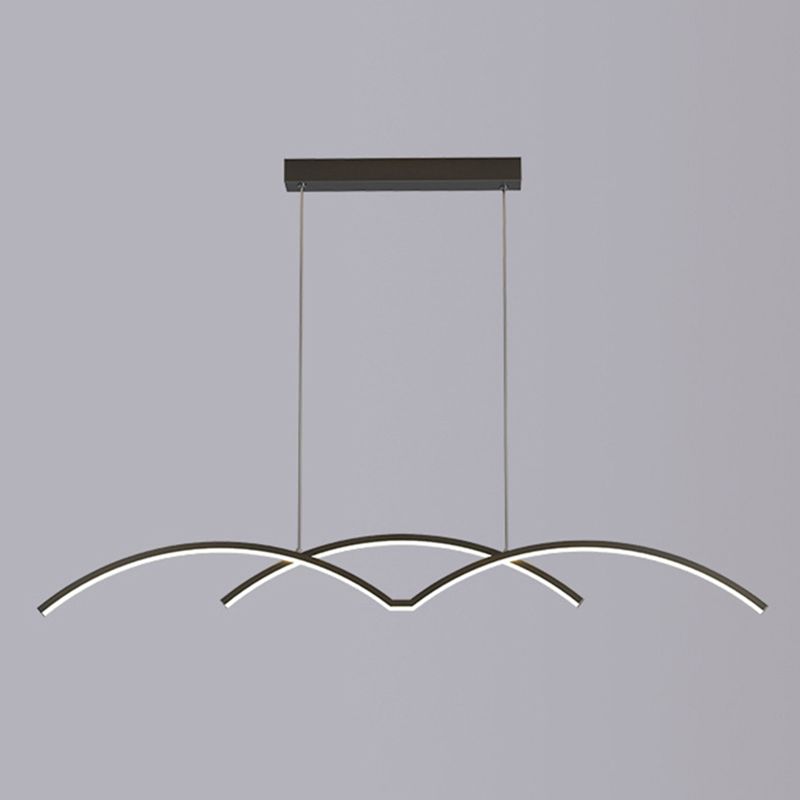 Linear Island Lights Modern Kitchen Island Lighting Metal 2 Light Island Pendant Lights