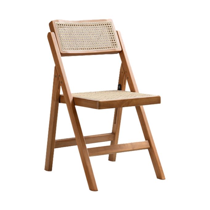 Contemporary Style Armless Chair Open Back Side Wooden Chair for Dining Room