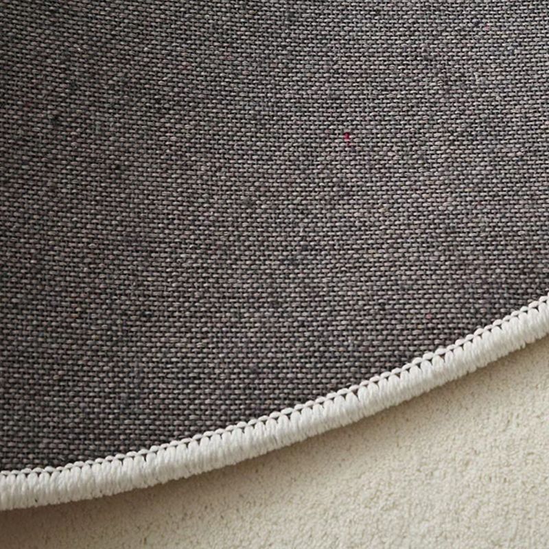 Light Grey Modern Carpet Polyester Graphic Area Carpet Washable Carpet for Home Decor