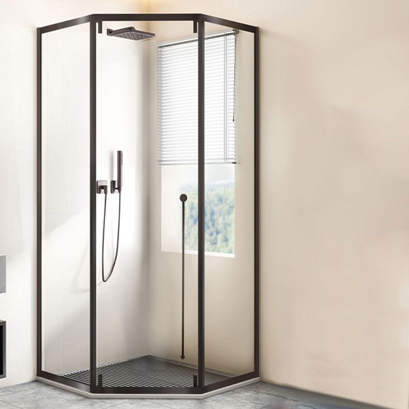 Single Sliding Shower Bath Door Tempered Glass Clear Shower Door