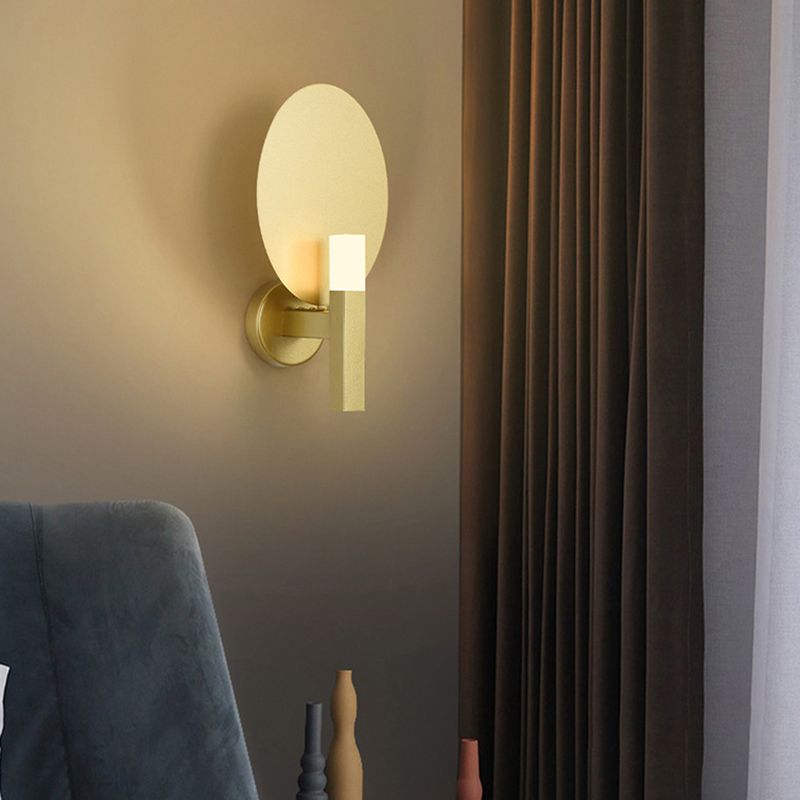 1-Light Geometric Wall Lights Modern Metal Wall Light Fixture