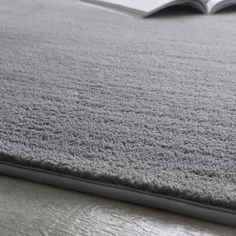 Funky effen shag tapijt polyester indoor tapijt niet-slip achterste ruggebied tapijt voor woonkamer