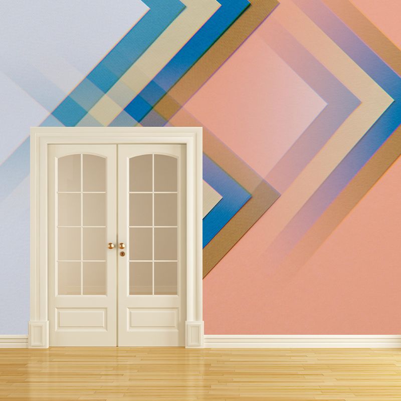 Optical Illusion Eco-friendly Geometry Wall Mural Wallpaper Decorative Wall Decor