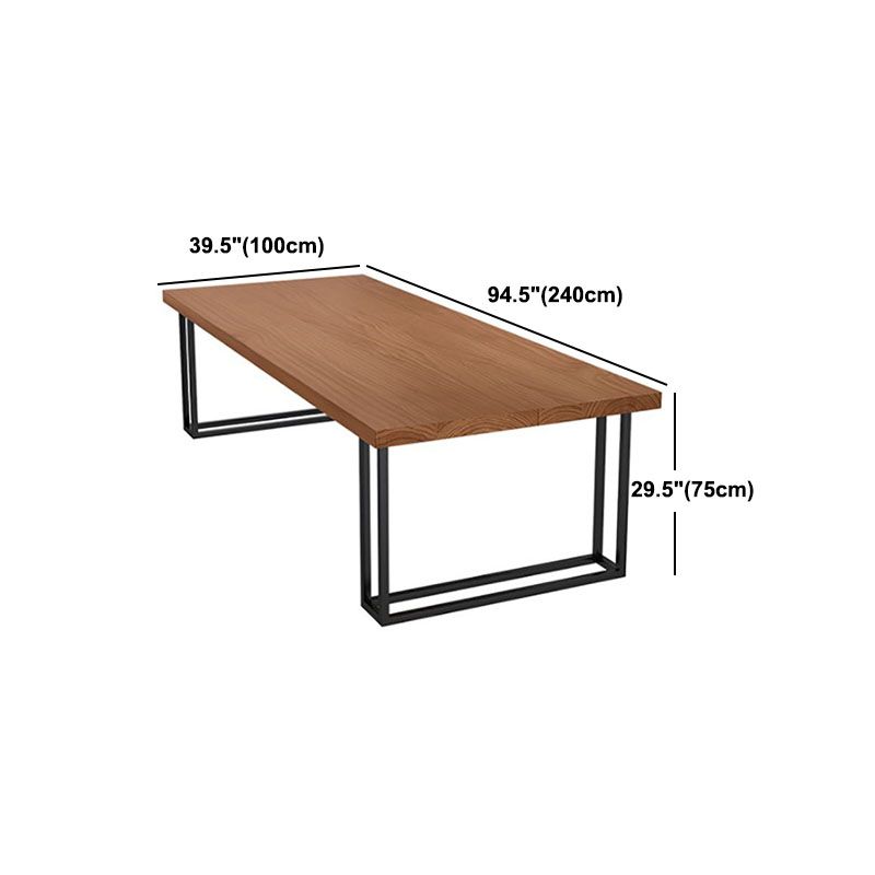 Pièces rectangulaires 1/2/9 Pièces Ensemble de restauration Natural and Black Windsor Back Chair pour cuisine