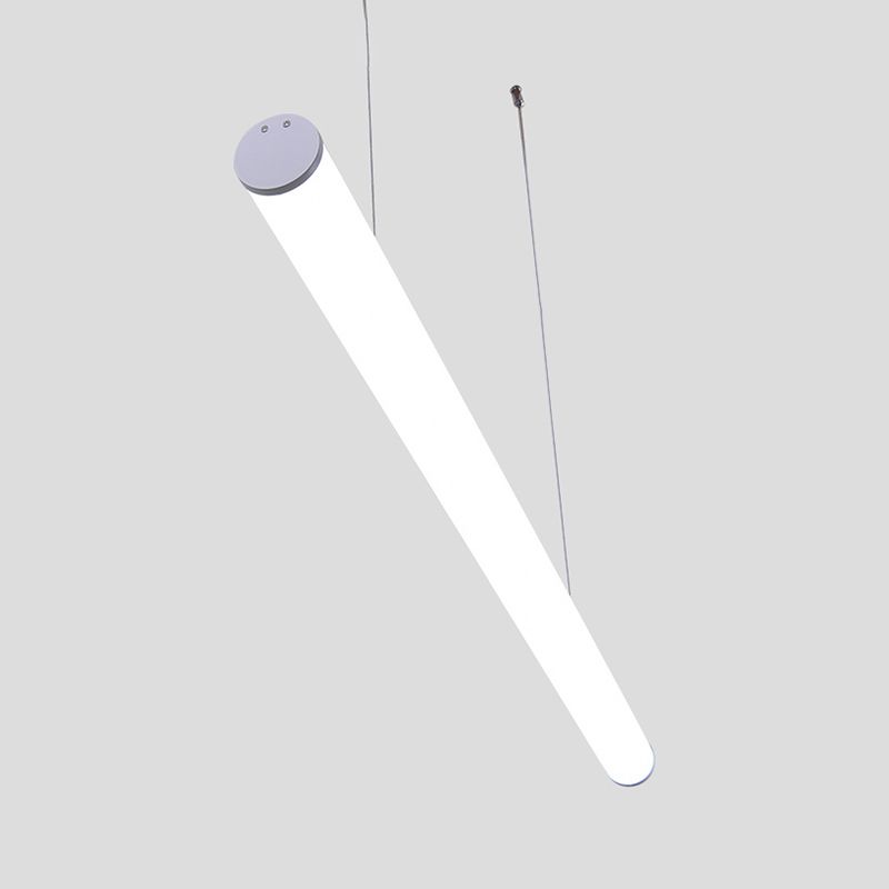 Metal Island Leuchte Einfacher Stil 1-Licht-lineare Hanglampe mit Acrylschatten