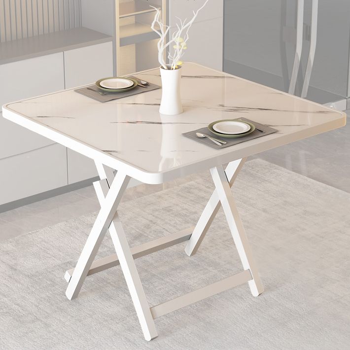 Modern Style Solid Wood Dining Set with Double Pedestal Base Dinette Set for Home