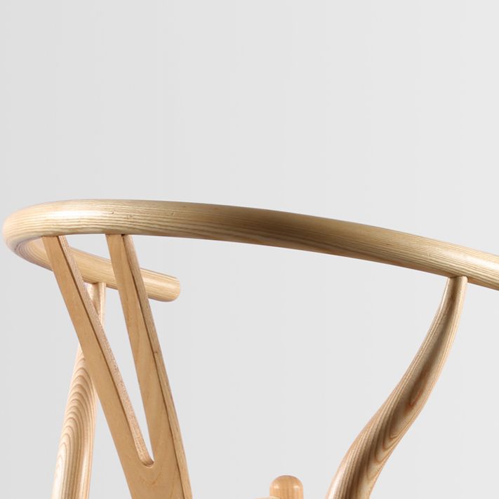 Glam Style Wood Dining Side Chair Armless Dining Chairs for Dining Room