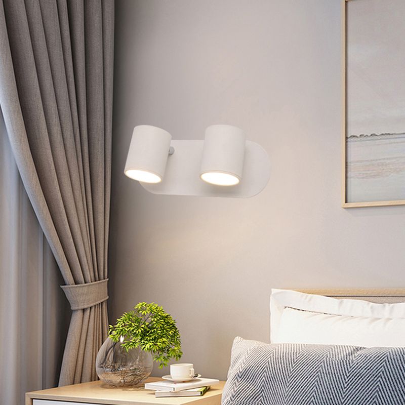 Metall Halbzylinder-Lesen Wandbeleuchtung moderne 2-leuchter Wandmontageleuchte