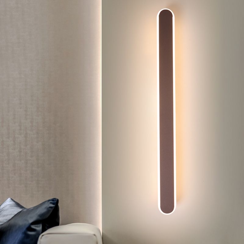 Modern LED Wall Mount Light 1-Light Wall Light with Acrylic Shade for Bedroom