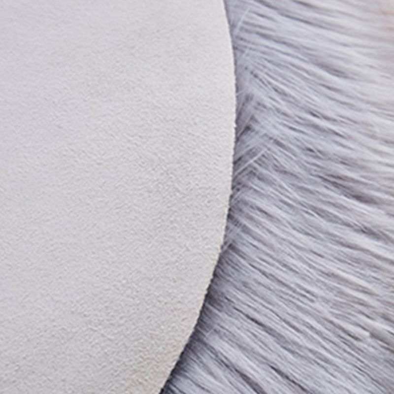 Tapis en peluche moderne blanc, couleur unie, en Polyester, résistant aux taches, pour la décoration de la maison