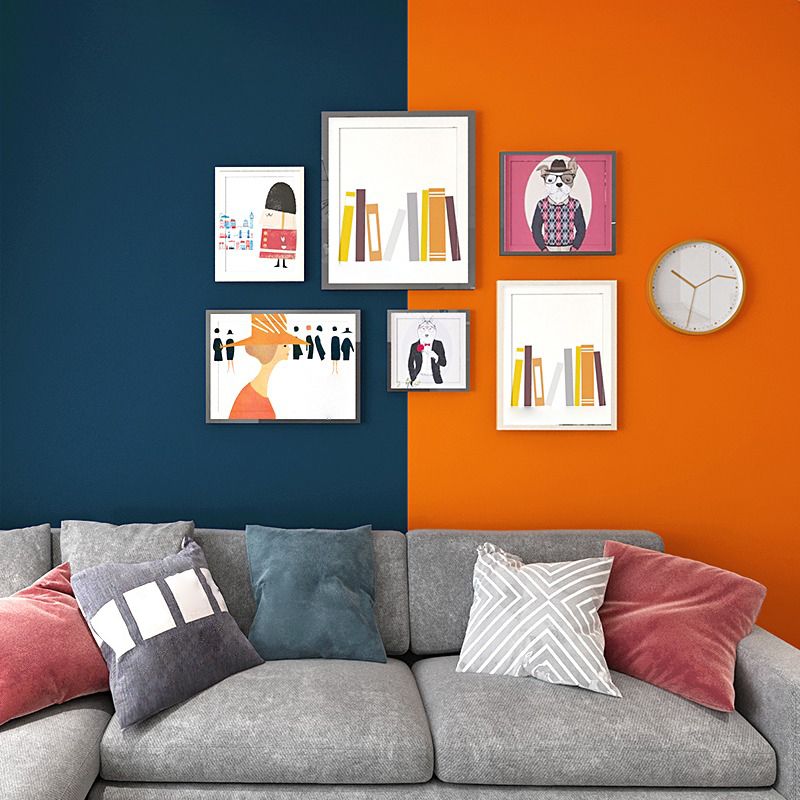 Pure Color Wallpaper Roll Multi Color Contemporary Wall Covering for Living Room