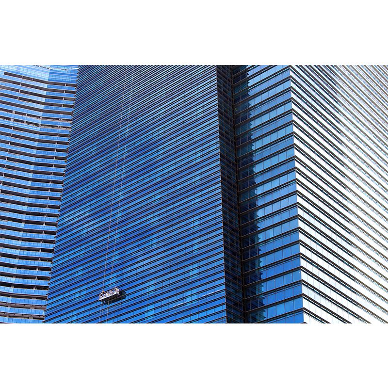 Modern Fashion City Building Murals Personalized Wall Decor for Meeting Room