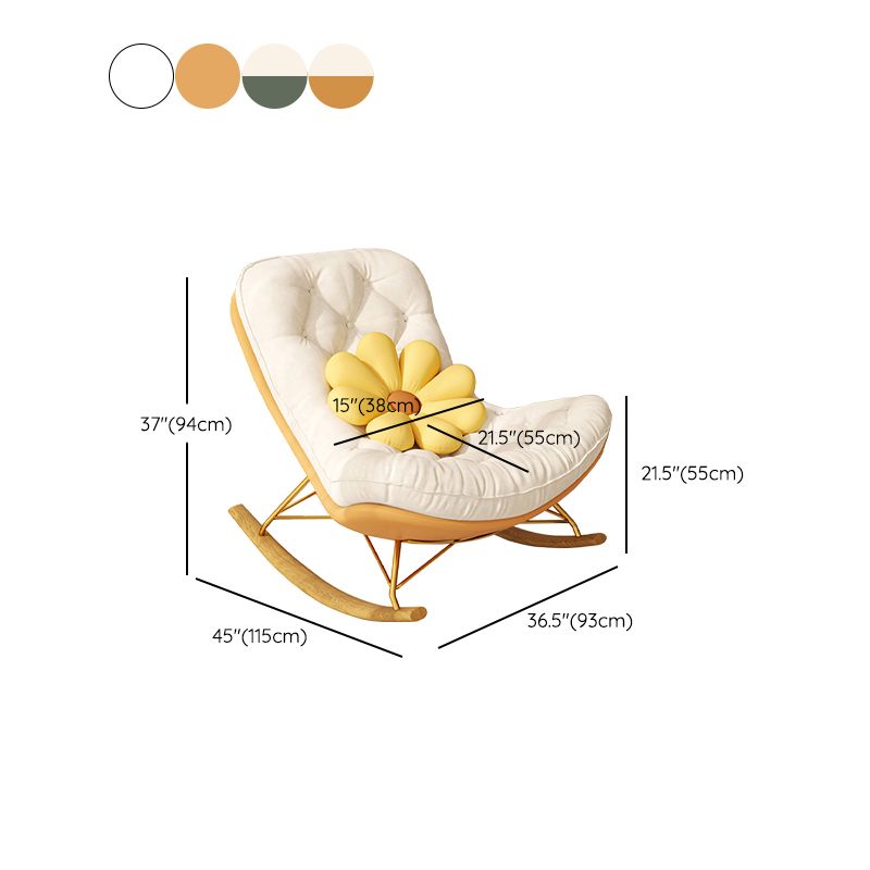 Contemporary Leisure Light Luxury Chaise Rocking Chair Lounge Lazy Chair