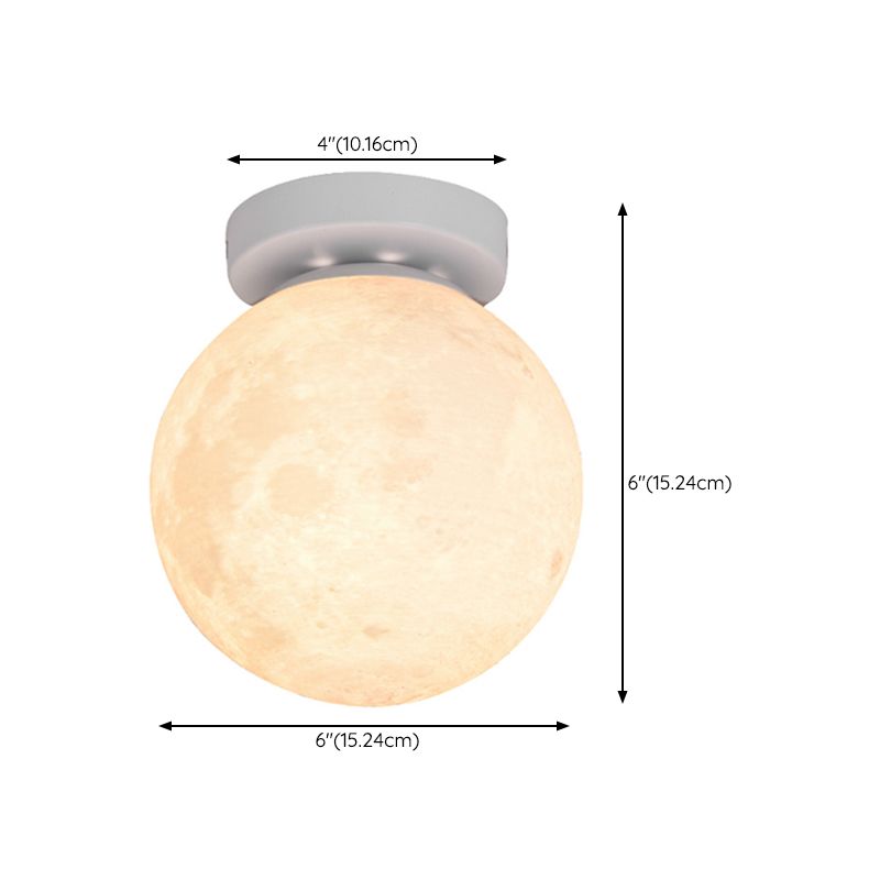 Modern Simplicity Ceiling Lamp Geometric Flush Mount Light Fixture for Bedroom