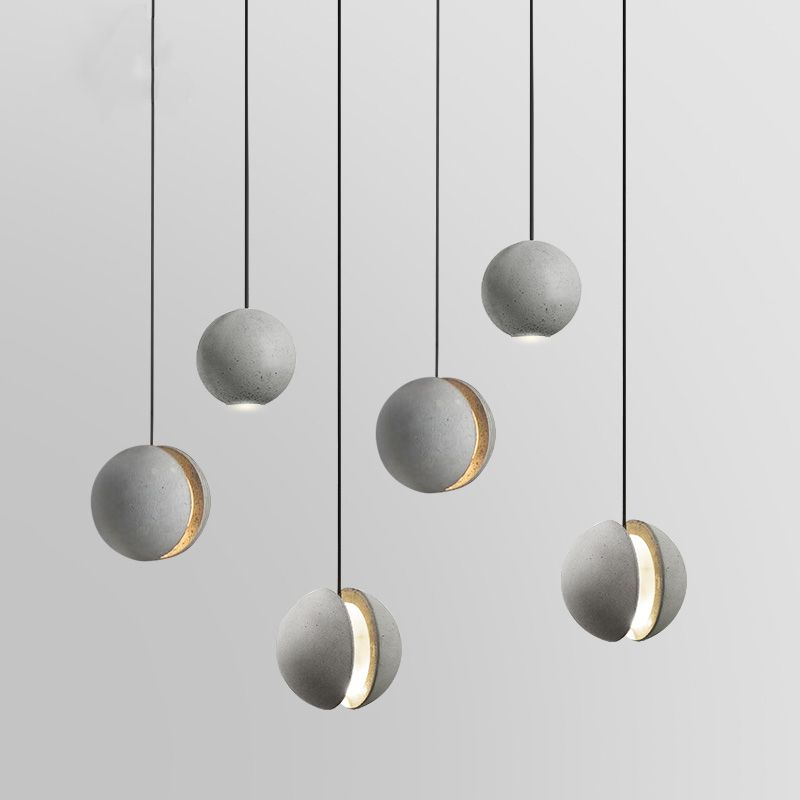 Modern Pendant Light Sferical Shape Appeding Light Freepurs per soggiorno