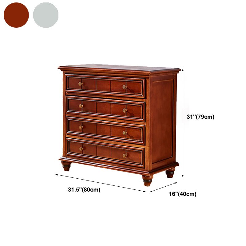 Glam Style Storage Chest Solid Wood Storage Chest Dresser with 3/4/5 Drawers