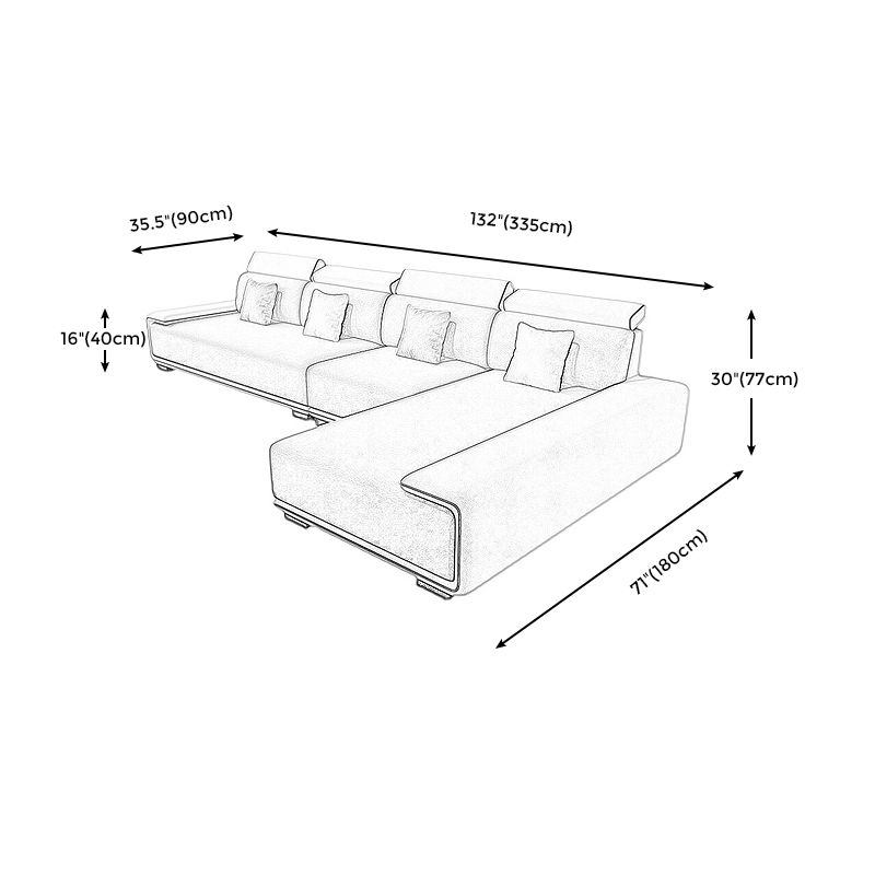 Faux Leather 4-seater Bench Seating Recessed Arm Modular Settee Furniture