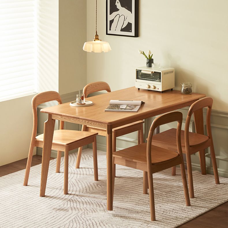Solid Wood Dining Room Set Contemporary 1/5 Piece Dining Table Sets
