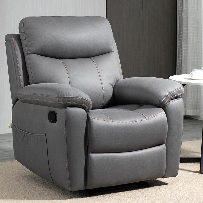 Swivel Rocker Recliner Extended Footrest Recliner Chair with Ottoman