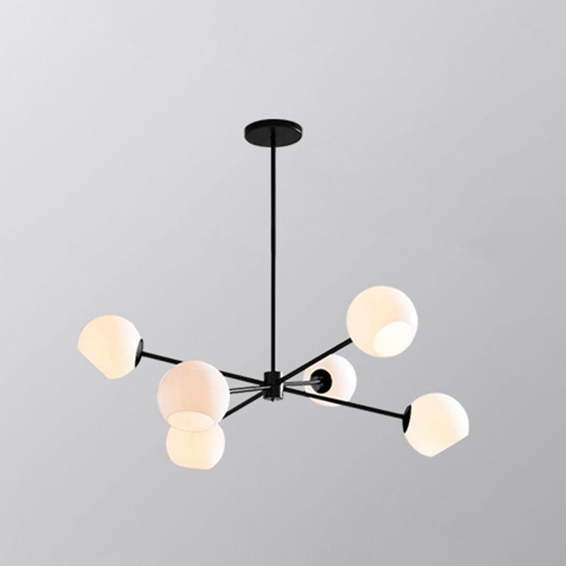 Nordisch moderne einfache leichte Luxusstil Anhänger Kronleuchter Licht für Wohnzimmer