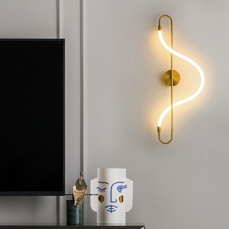 Modern Linear Wall Mount Lighting Simplicity Wall Sconce for Living Room