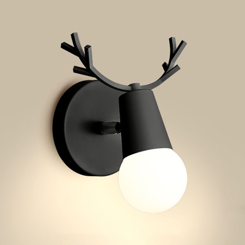 Modern Style Geometric Wall Mounted Lamps Metal 1 Light Wall Light Sconces