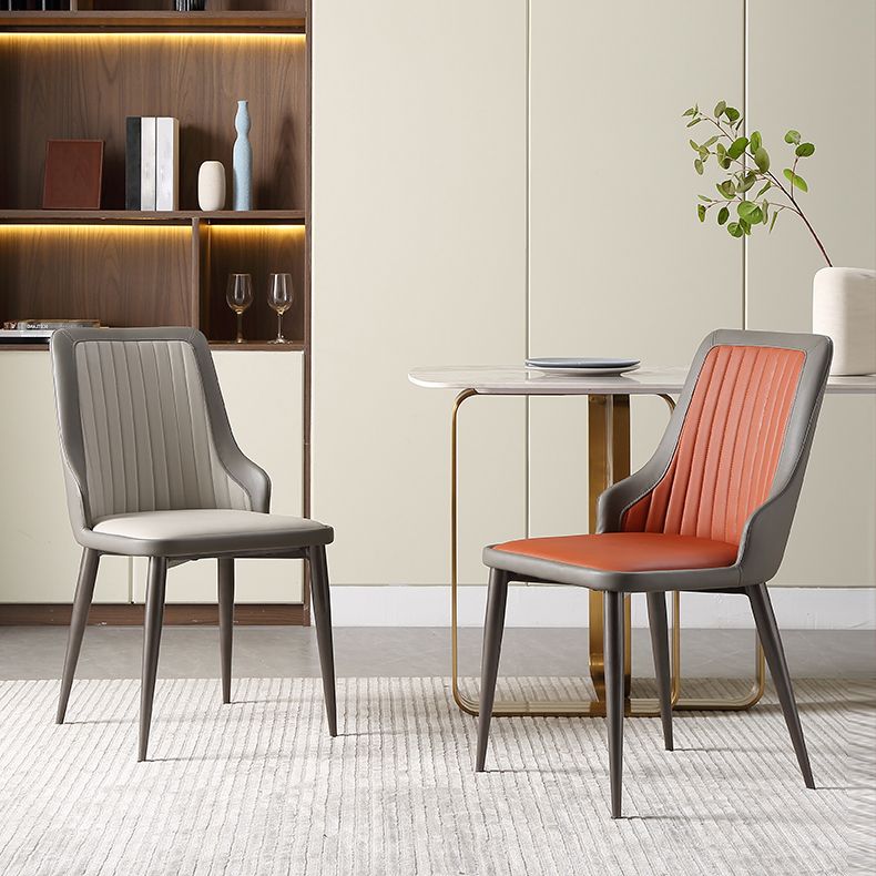 Silla de comedor tapizada silla auxiliar Parsons de restaurante contemporáneo