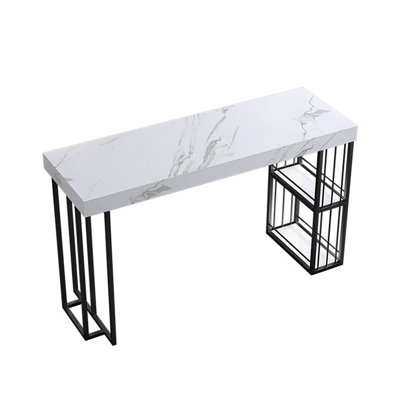 Stone Bar Table Set Industrial Rectangle 1/2/5 Pieces Pub Table Set