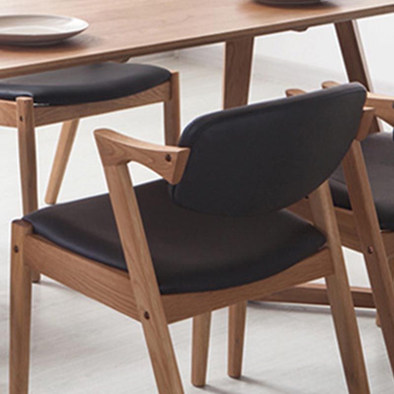 Modern 1/5 Pieces Dining Set Rectangle Wood Dining Table for Living Room Kitchen