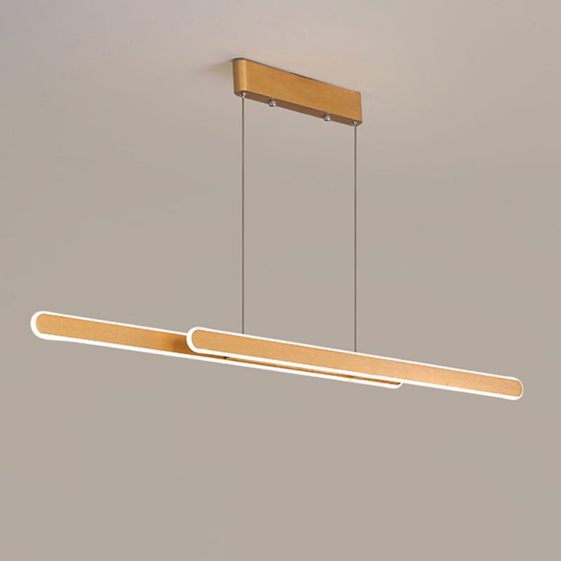 Linearinselanhänger führte die nordische moderne Deckenpendelleuchte für Büro